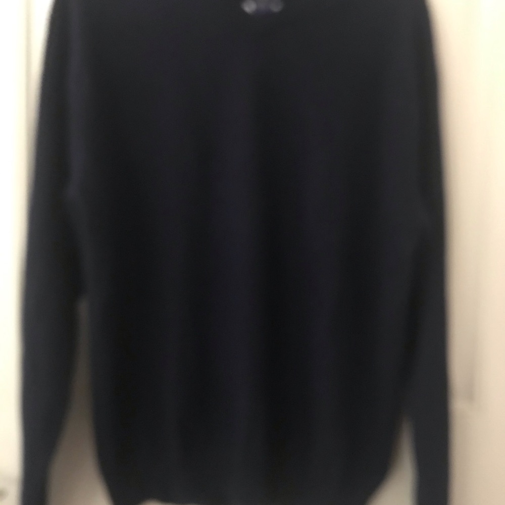 Club Room Blue 2-Ply Men's Cashmere Sweater Size L